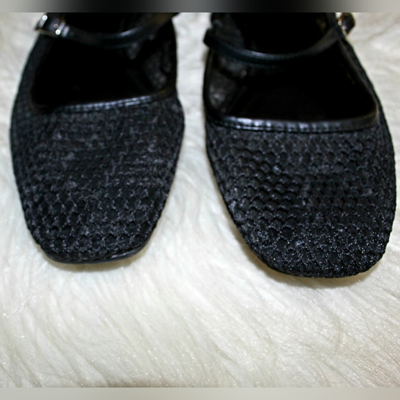 Wild Fable Women's 11 Black Mesh Memory Foam Ballet Flats - Picture 6 of 9